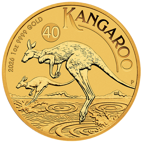 1 oz Gold Bullion Coin Kangaroo Perth Mint