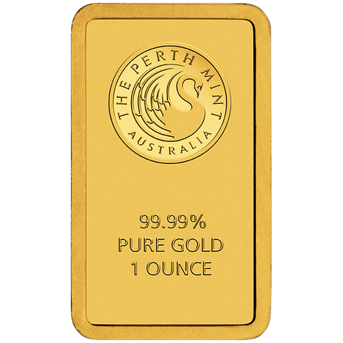 1oz Gold Minted Bar Perth Mint - New Zealand Mint